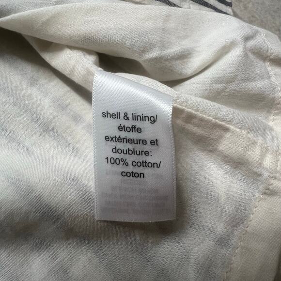 Maurices XL Striped Cotton Faux Wrap Midi Dress Coastal Boho Summer - Picture 8 of 9